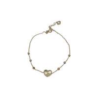 Heart Charm bracelet (14K)