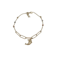 Dolphin Charm Bracelet (14K)
