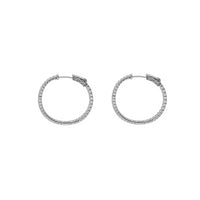 Hinged Hoop 14K White Gold