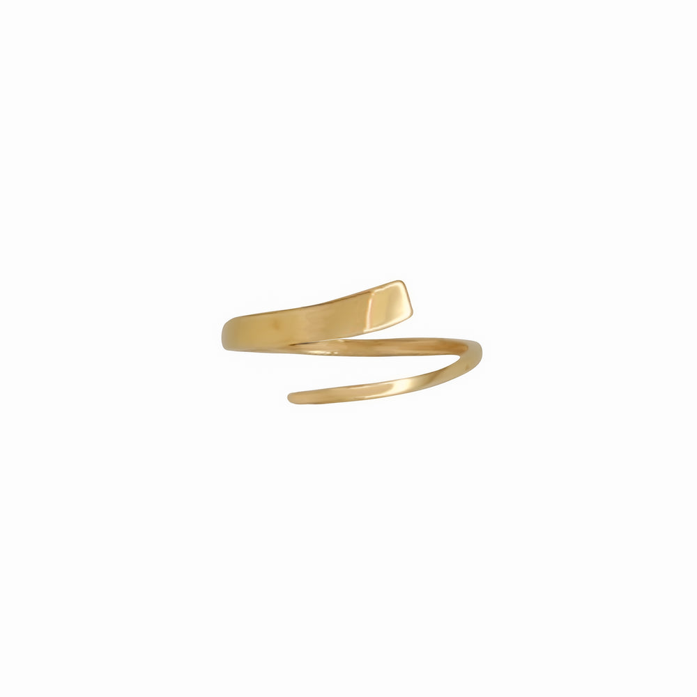 Open Bypass Ring 18K