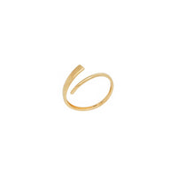 Open Bypass Ring 18K