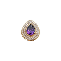 Teardrop-cut Ring 14K