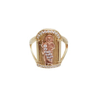 Zirconia Saint Jude Ring (14K)