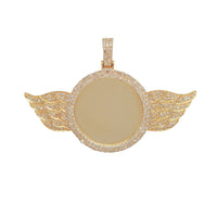 Diamond Winged Picture Medallion Pendant (14K)