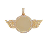 Diamond Winged nga Larawan Medallion Pendant (14K)