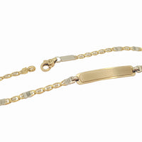 ID Bracelet Evil Eye Link (18K)