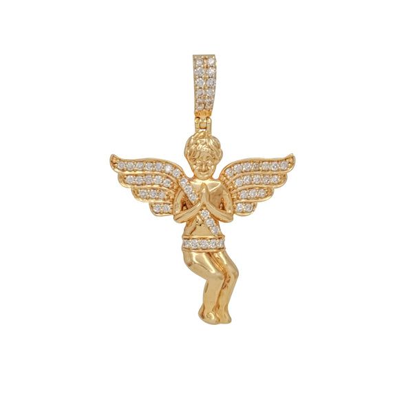 Diamond  Angel Pendant (14K)