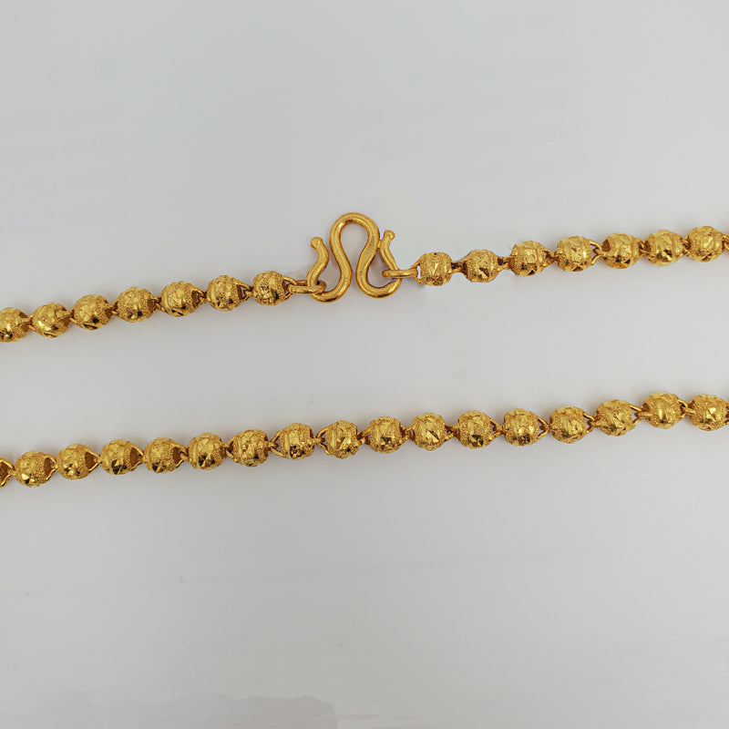 Ball Yellow Gold Chain（24K）