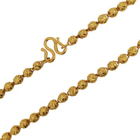 Diamond Cuts Ball Chain (24K)