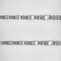 Fancy White Gold Bracelet (14K).