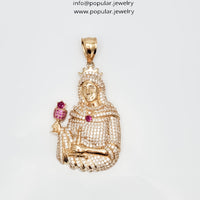 Iced-Out Santa Barbara Pendant