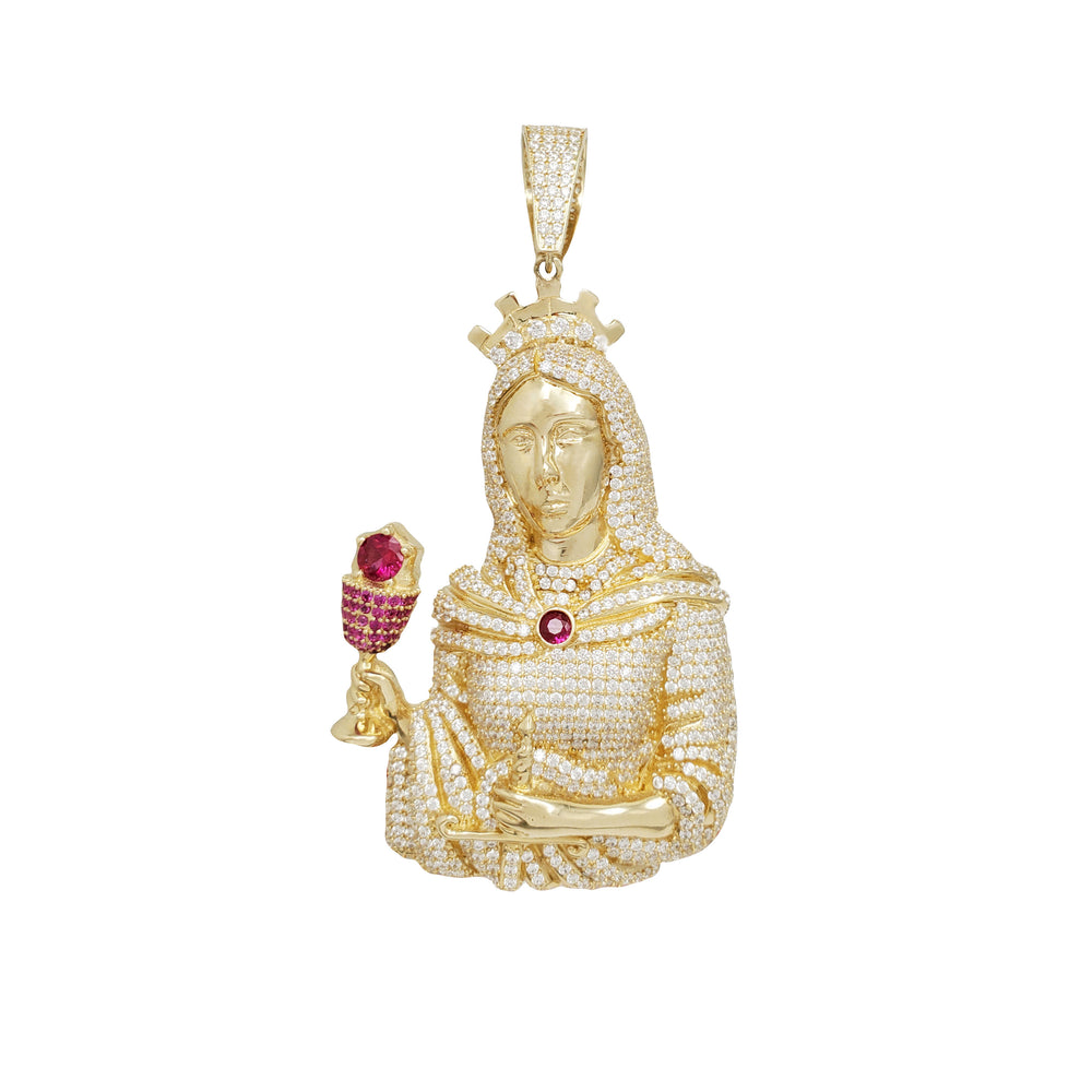 Our Lady of Charity "Caridad de Cobre" Pendant (14K)