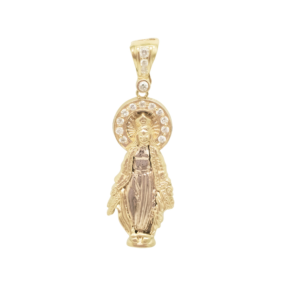 Zirconia Caridad de Cobre Pendant (14K)
