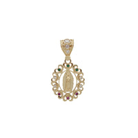 Colorful Virgin Mary Pendant (14K)