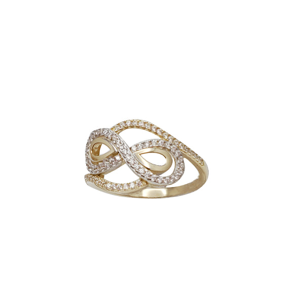 Zirconia Infinity Ring (14K)