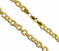I-Fancy Textured Cable Chain (14K)