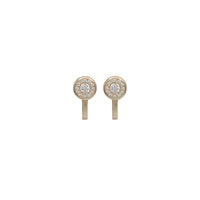 Round CZ Earring (14K)