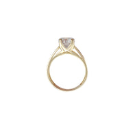 Halo CZ Ring (14K)