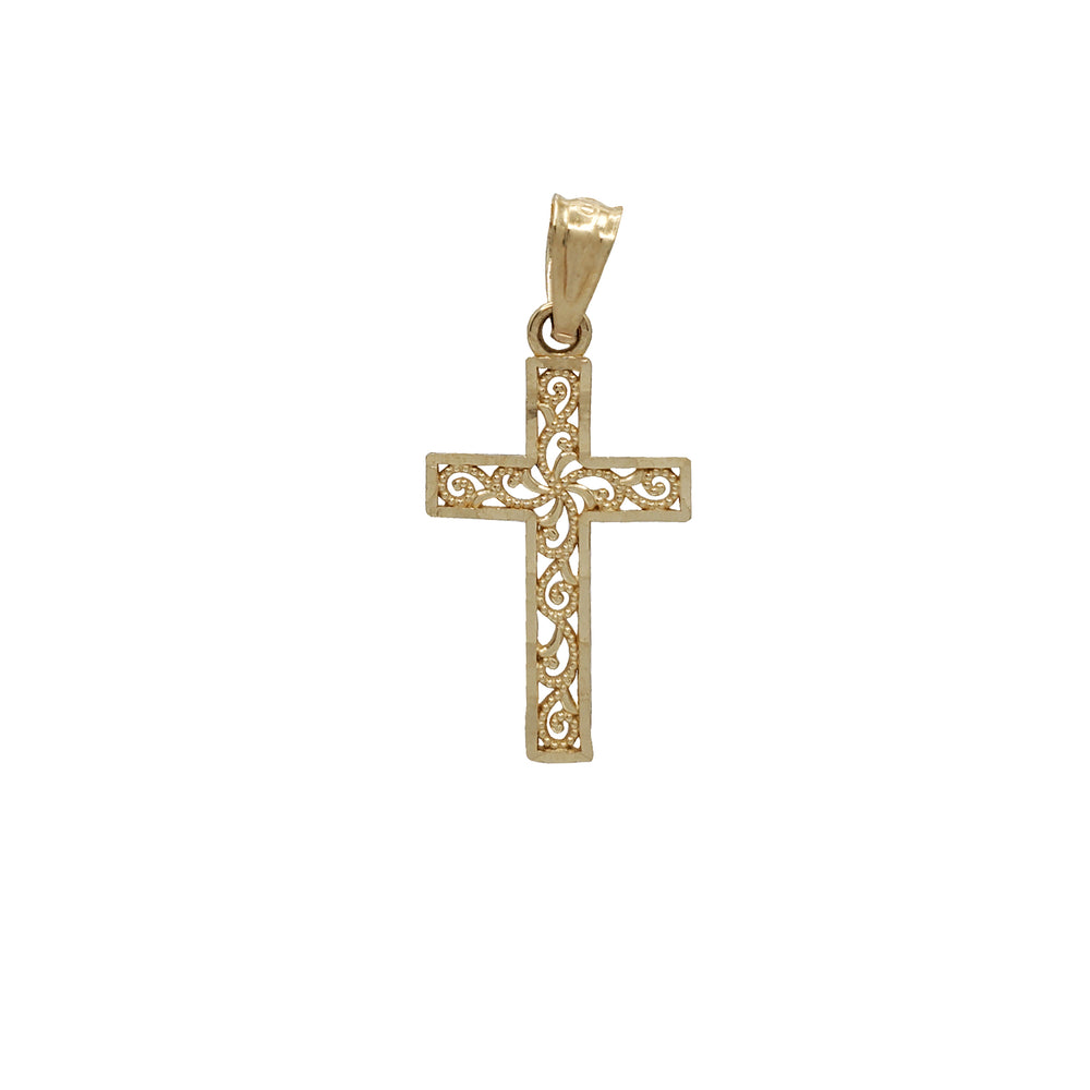 Cross Fancy Pendant (10K)