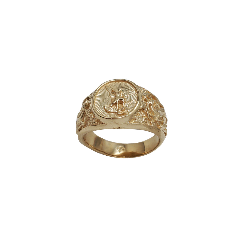 Saint Michael Ring (14K)