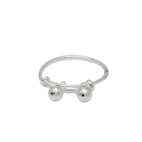 Baby Bangle with Bells (Silver)