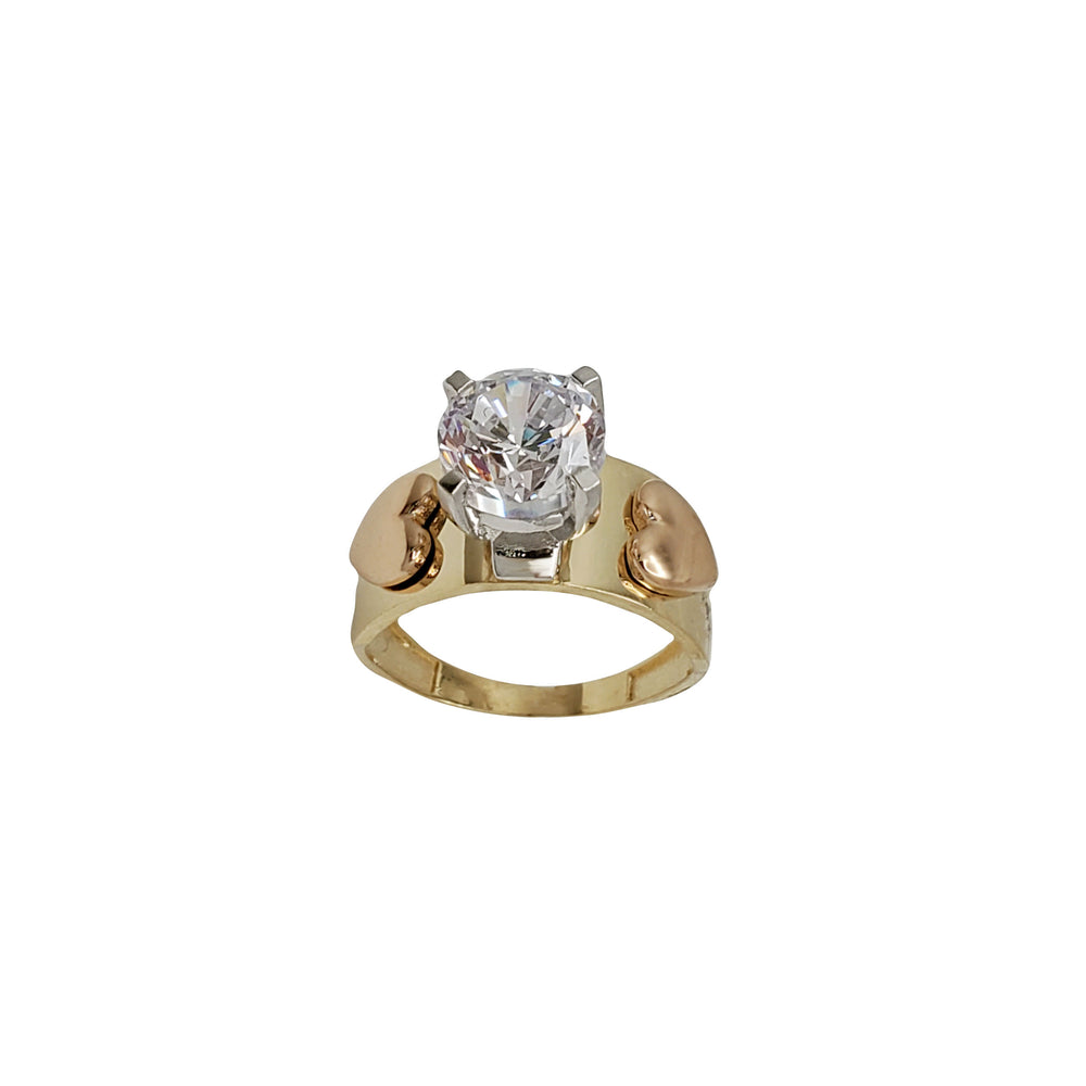 Zirconia Engagement Ring (14K)