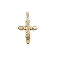 Textured Cross Pendant (14K)