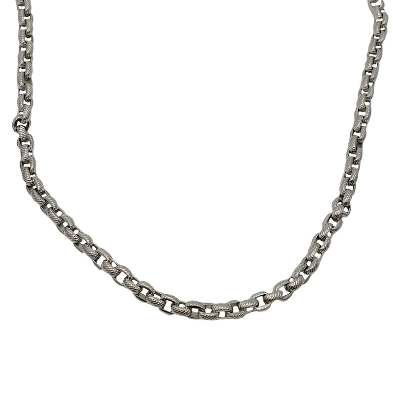 Texture Cable Chain (Silver)