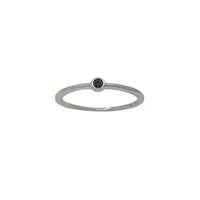 Čierny onyxový prsteň (14K)