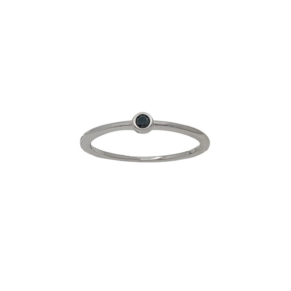 Black Onyx Ring (Silver)