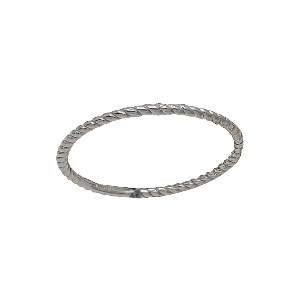 Plain Twisted Ring (Silver)