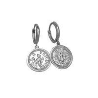 Zirconia Dangling TEMPOR Dangling Earrings (SILVER)