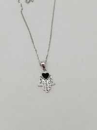 Hamsa Cable Chain (Silver)
