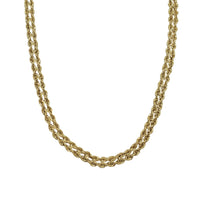 [Lightweight] Double Link Rope Necklace (14K)