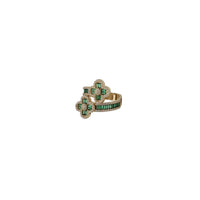 Baguette Flower Ring (14K)