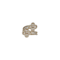 Baguette Flower Ring (14K)