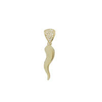 Hollow Italian Horn Pendant (14K)