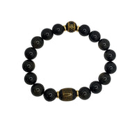 Obsidian Bracelet (Silver)