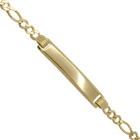 Bracelet ID Figaro (18K)