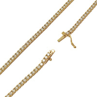Tennis Diamond Necklace (14K)