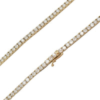 Tennis Diamond Necklace (14K)
