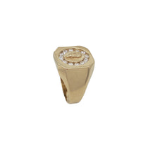 Zirconia Virgin Mary Ring (14K)