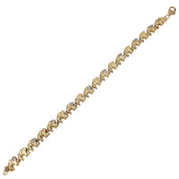 Two-Tone Elephant Bracelet (14K)