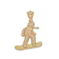 Snowboarder Pendant (10K)