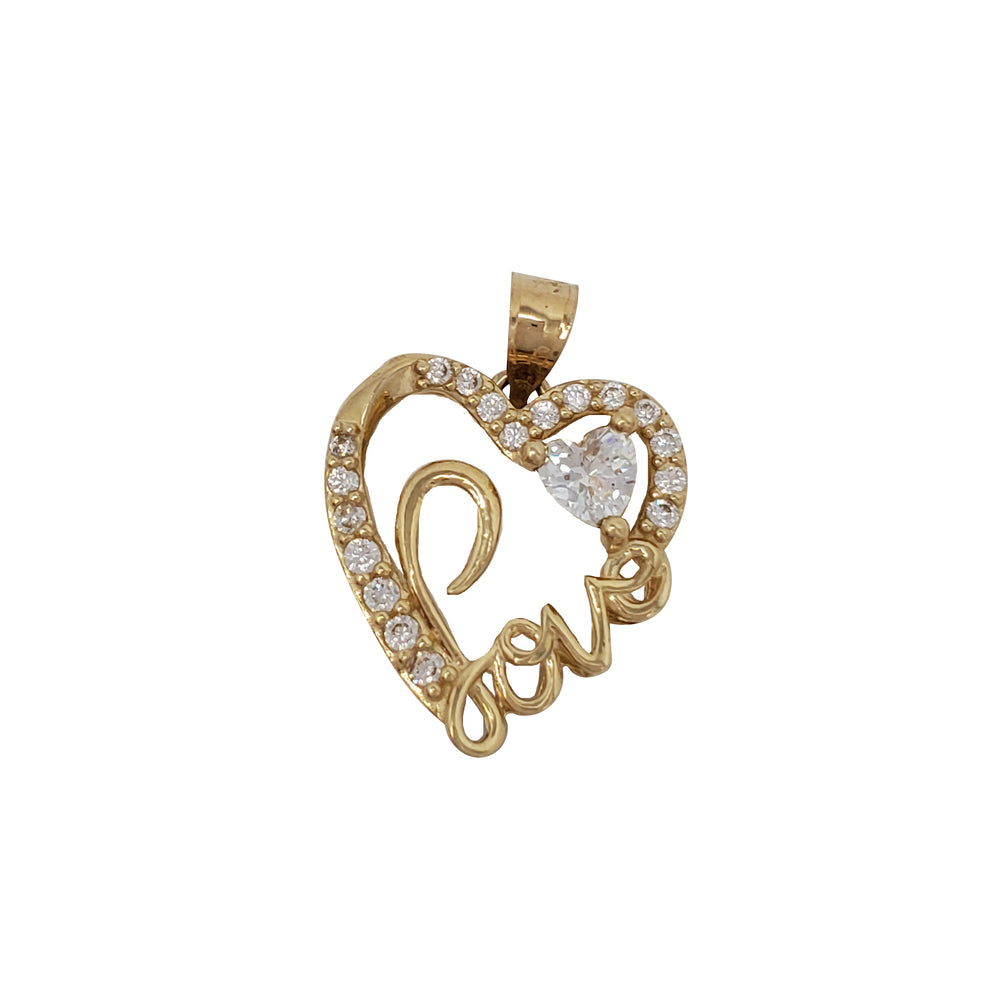 Heart Love CZ (14K)