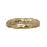 Diamond Cut Bangle Bracelet (14K).