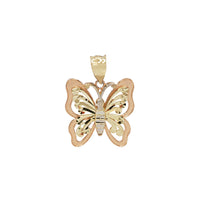 Tricolor Butterfly Pendant (14K)