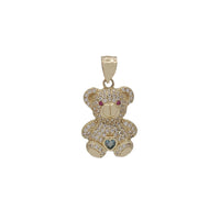 Zirconia Teddy Bear Pendant (14K)