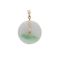 Round Jade Pendant (14K)
