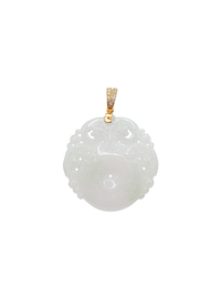 Diamond Jade Pendant (14K)